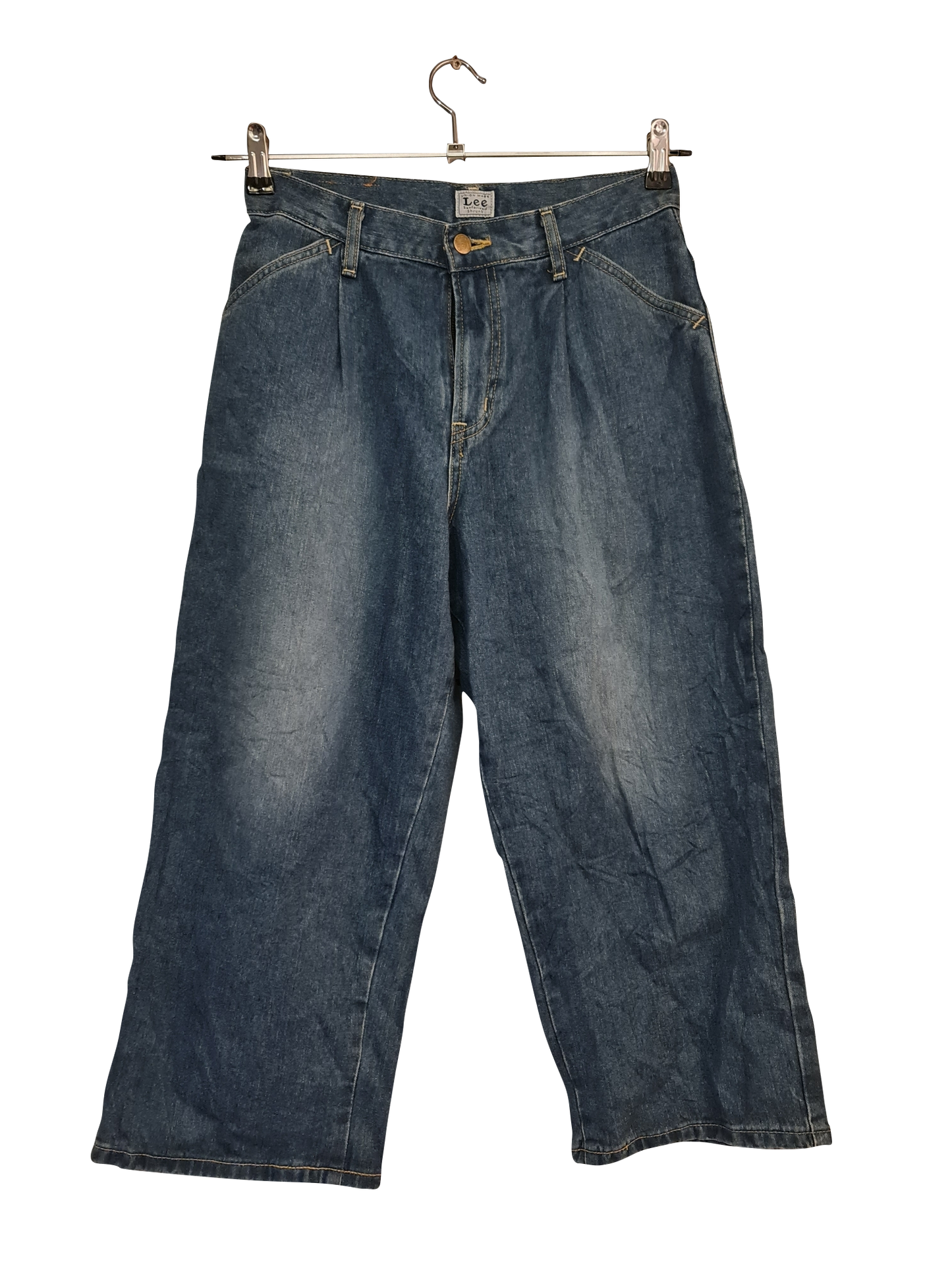 Seltenes Vintage Lee 3/4 Jeans Baggy Fit | W27 L22 | S–M | EU 38
