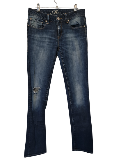 Vintage Mavi Slim Fit Jeans im Used-Look | W27 L30 | S–M | EU 38 | Post Y2K