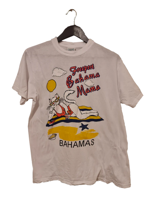 Island Dreams “Bahama Mama” T-Shirt – Vintage Bahamas Souvenir | L💜✨ Wie Neu