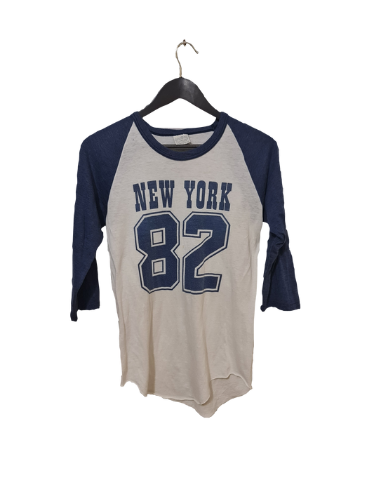 Vintage Ringer Tee „New York 82“ | M