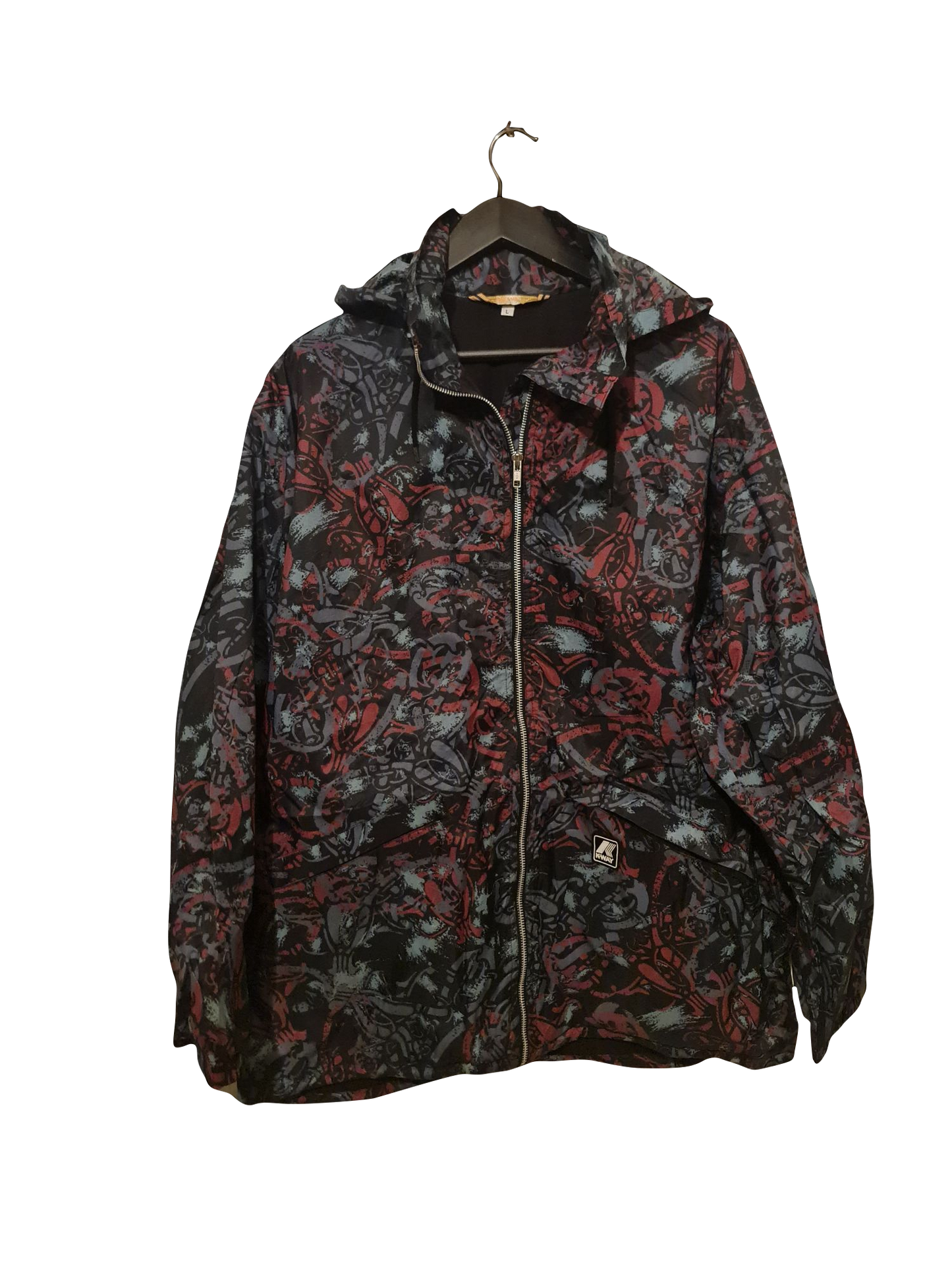 K-Way Vintage Windbreaker Jacke L Oversized