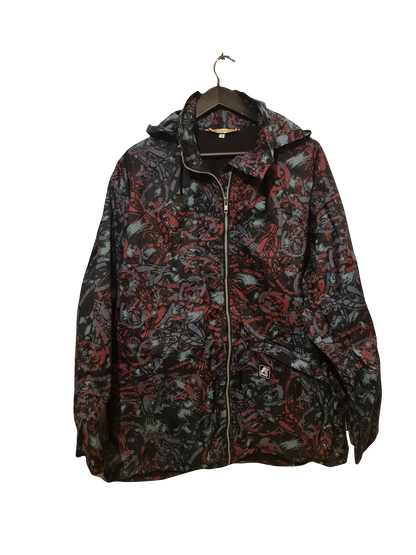 K-Way Vintage Windbreaker Jacke L Oversized