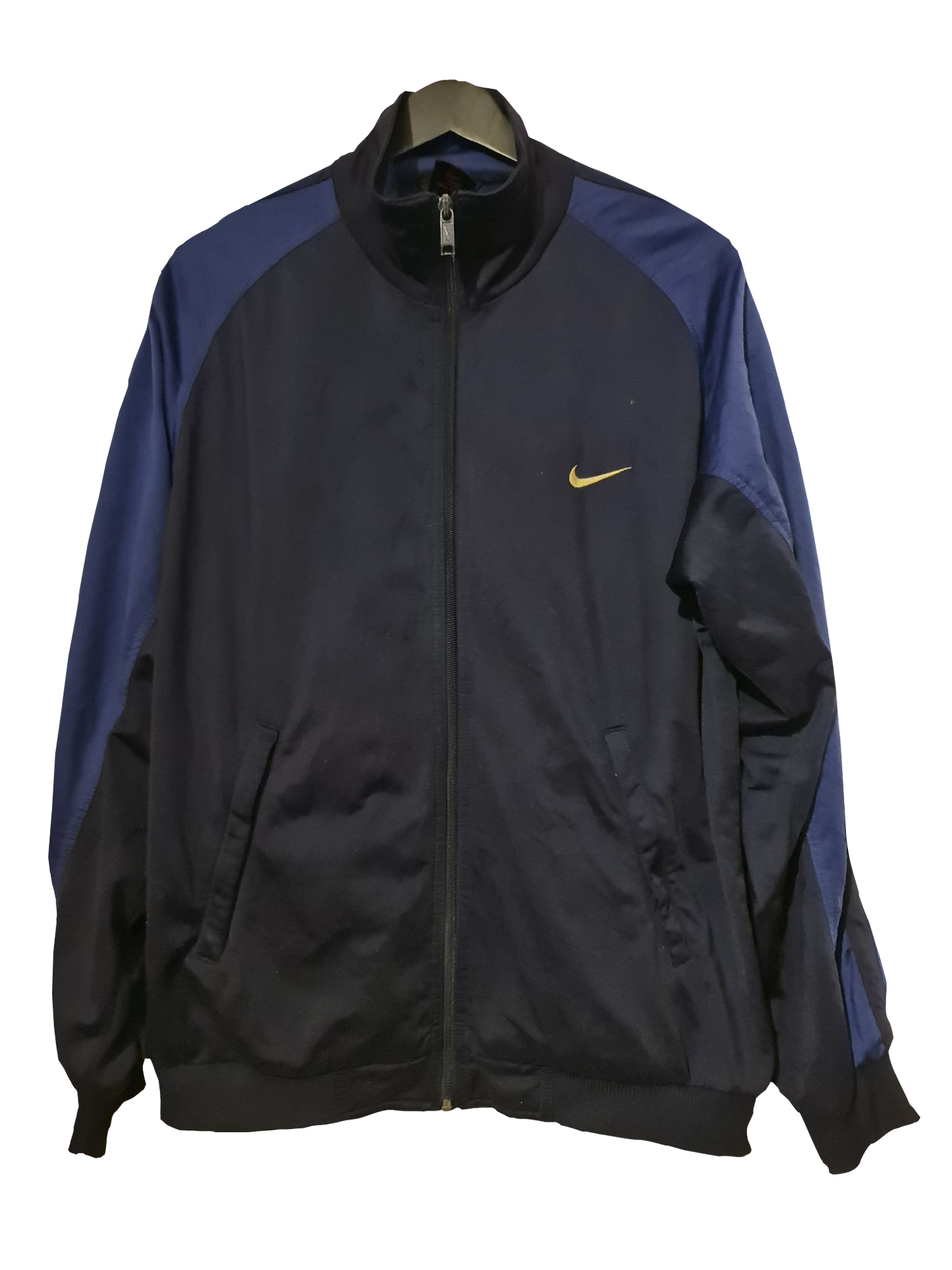 Nike – Vintage Trainingsjacke mit Rückenprint | M