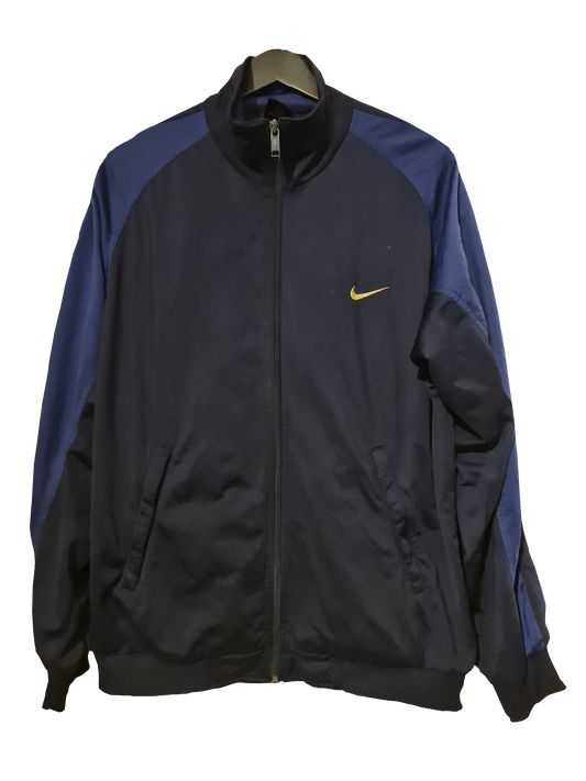 Nike – Vintage Trainingsjacke mit Rückenprint | M