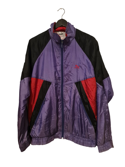 Puma – Vintage Trainingsjacke im Colorblock-Design | XL