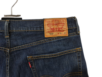 Levi’s 505 Regular Fit – Dunkelblauer Denimklassiker ( W36 L32 )
