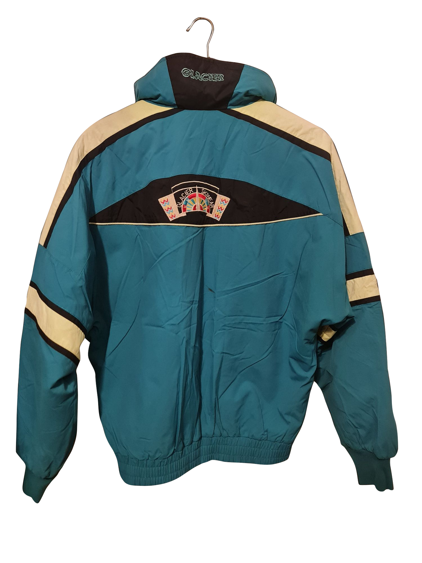 Glacier – Vintage Ski-Jacke mit Stickerei | L–XL