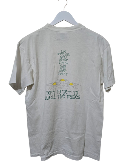 Don’t Forget to Smell the Daisies T-Shirt – Weiß | L (fällt kürzer aus)