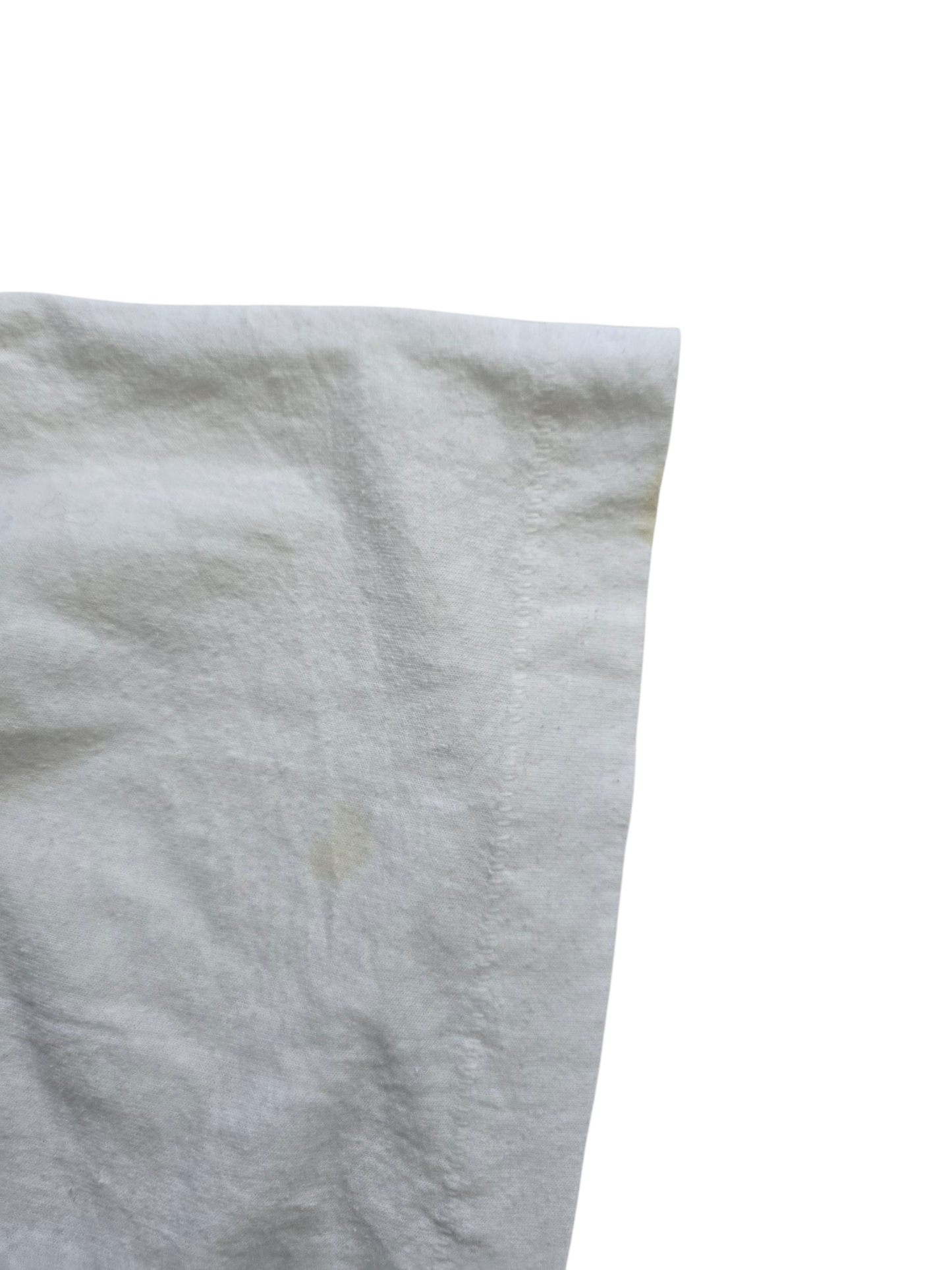 80s India Ink Paintworks – Handbemaltes Vintage-Shirt | Weiß | One Size (ca. XL)