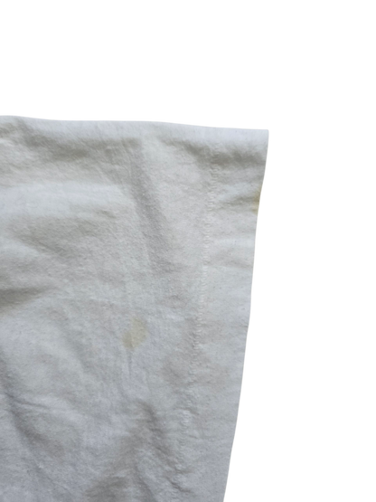 80s India Ink Paintworks – Handbemaltes Vintage-Shirt | Weiß | One Size (ca. XL)