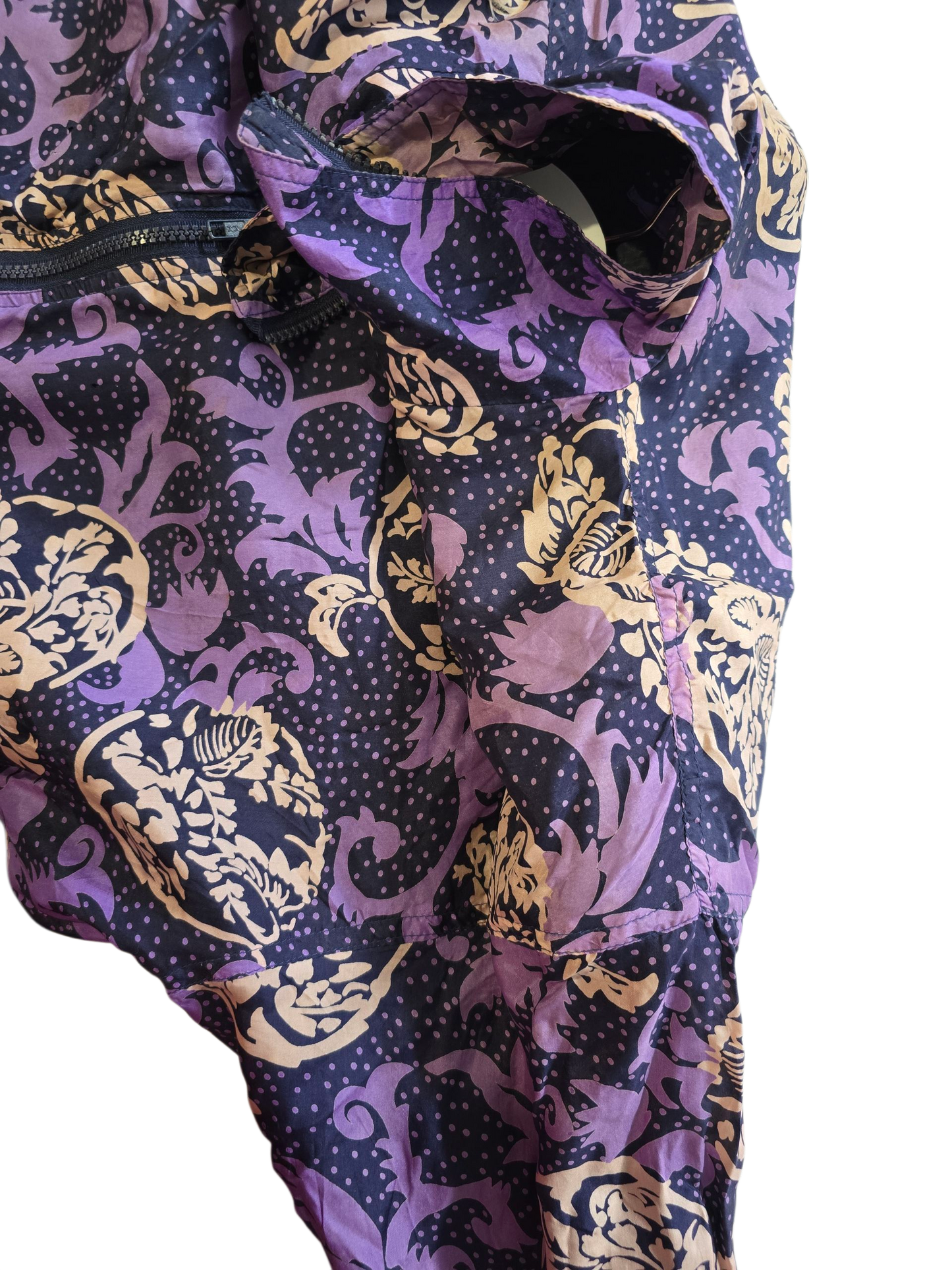 80s Bogari Silk Vintage-Jacke | L
