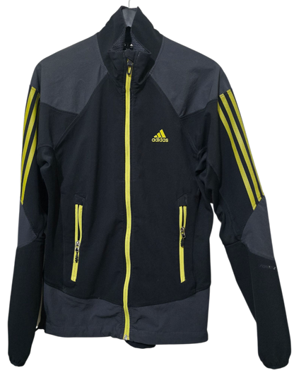 Adidas – Funktionsjacke mit gelben Details | M