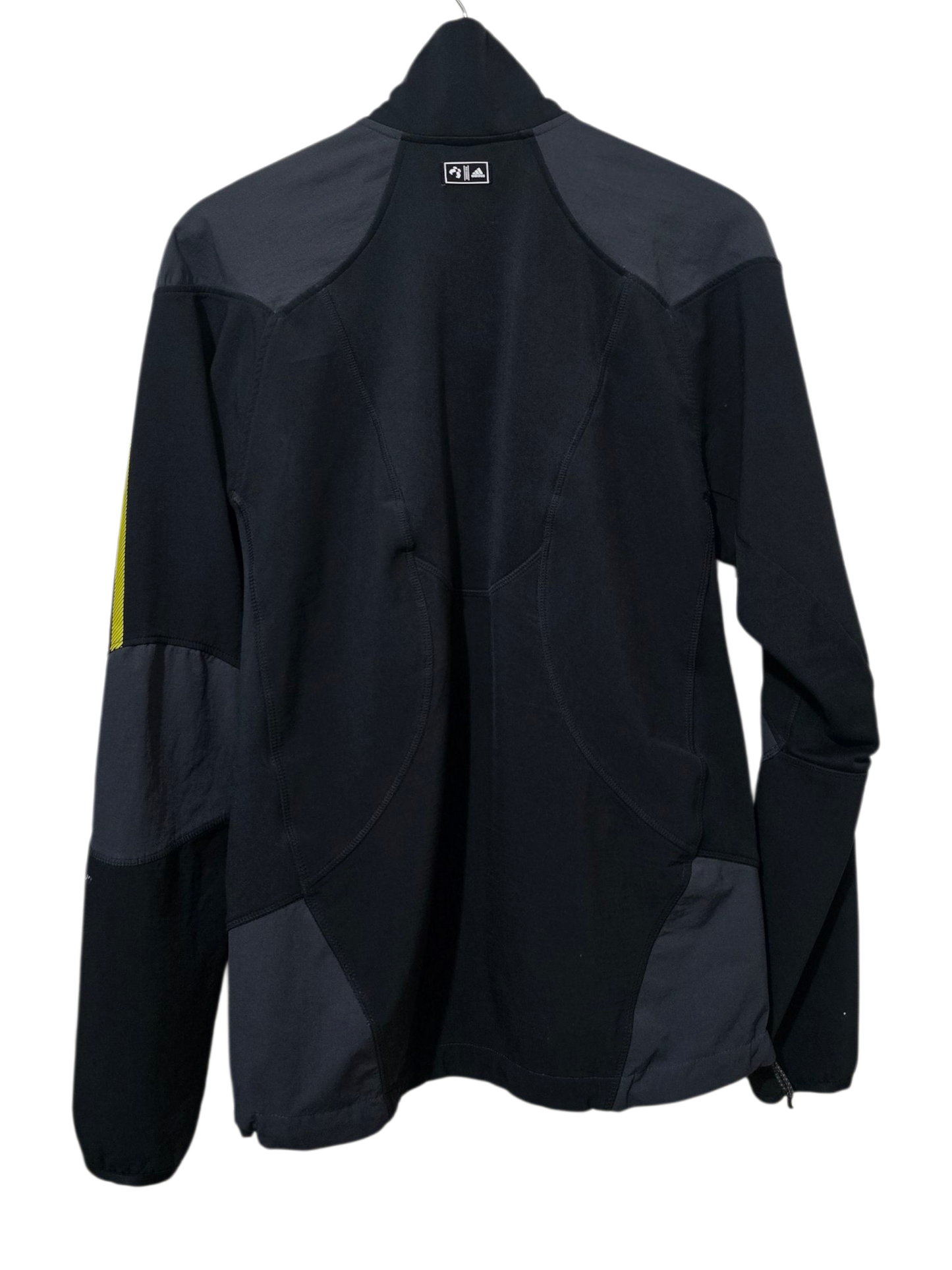 Adidas – Funktionsjacke mit gelben Details | M