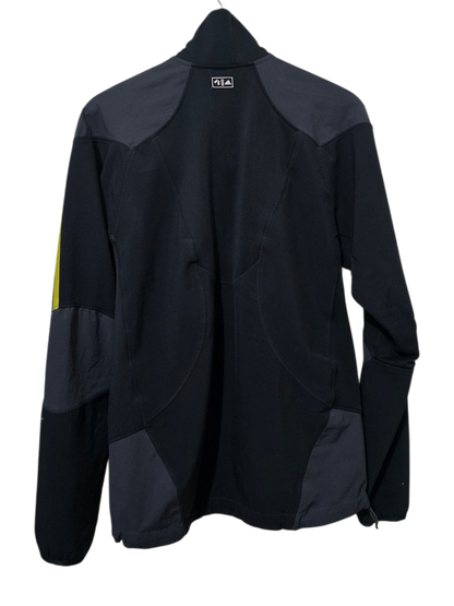 Adidas – Funktionsjacke mit gelben Details | M