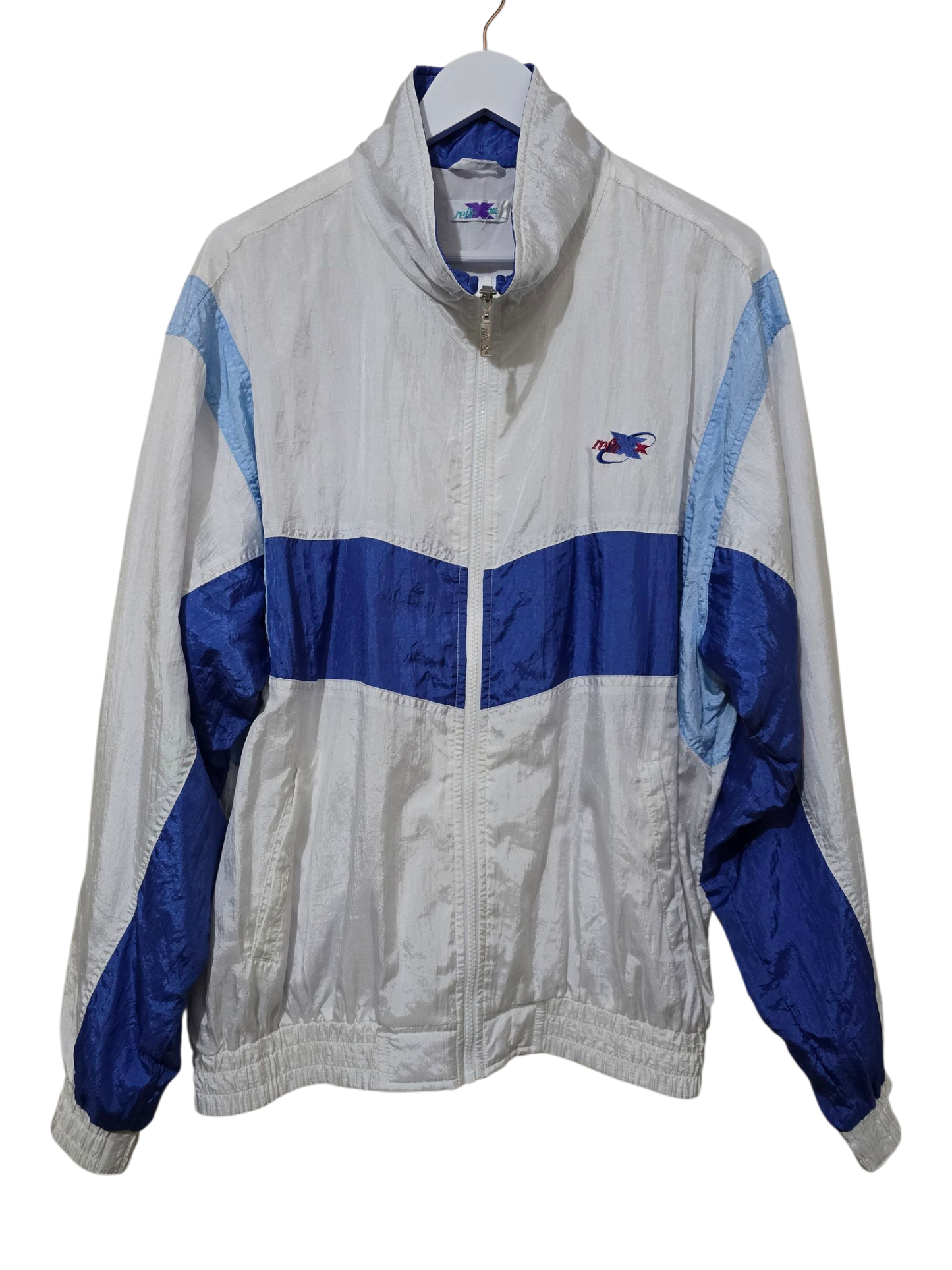 80s Reflex – Vintage Trainingsjacke im Retro-Stil | L Oversized💜✨ Wie Neu