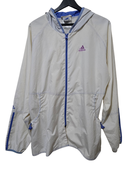 Vintage Adidas – Windjacke mit Logo-Details | XL