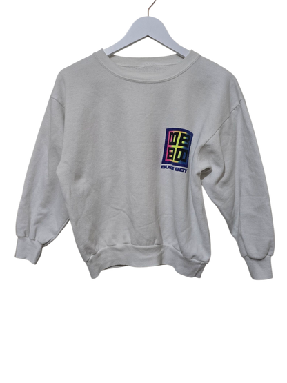 80s/90s Vintage Bugle Boy Sweatshirt | M Oversized Cropped Fit