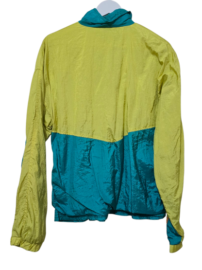 90s Vintage Trainingsjacke im bunten Retro-Design | M