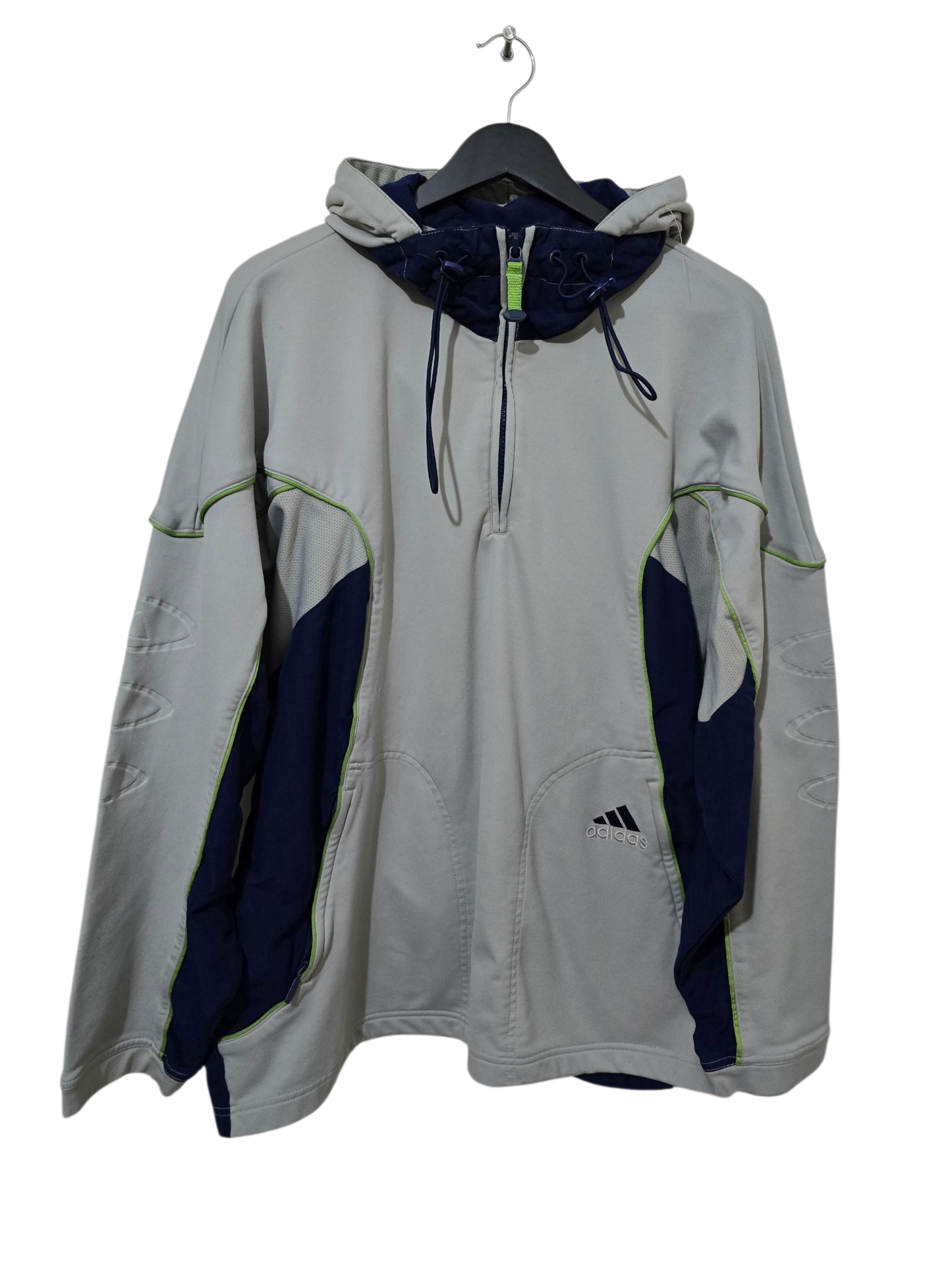 Adidas Half-Zip Hoodie | L