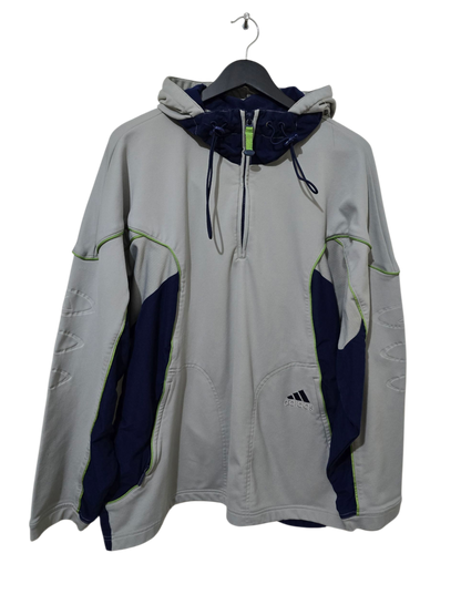 Adidas Half-Zip Hoodie | L
