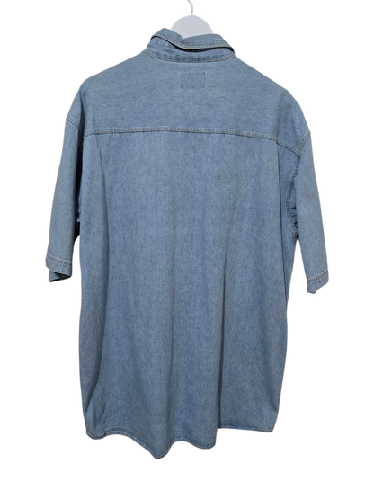 90er Mustang Jeans Denim Kurzarmhemd | L Oversized