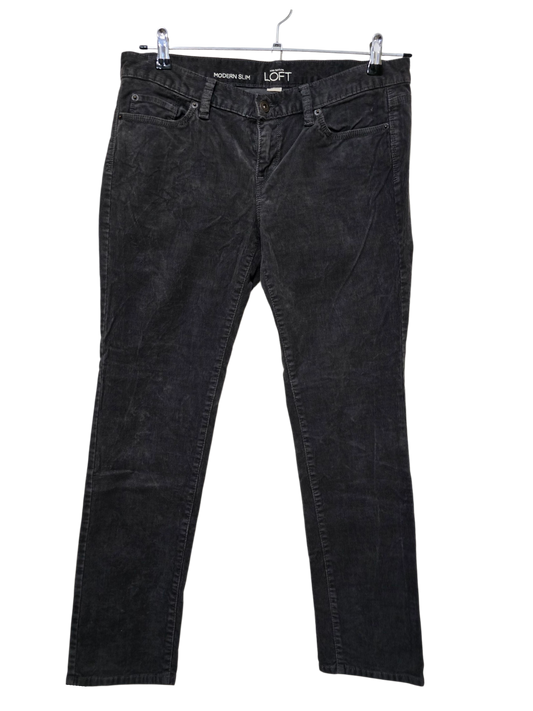 Ann Taylor Loft Cordhose – Modern Slim | W30 L30 | 44 | L