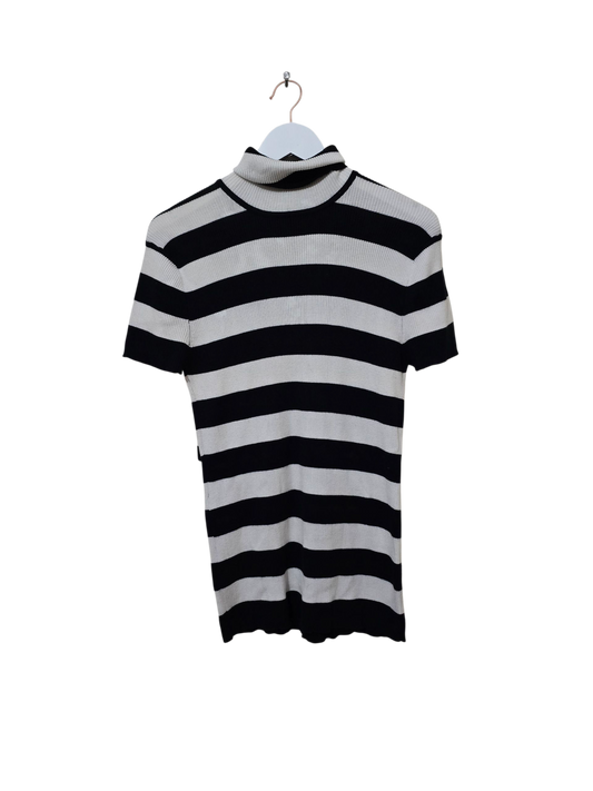 Evie Kurzarm-Rollkragenpullover | L