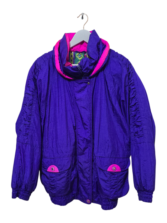80s Izzi Vintage Windbreaker – Oversized Fit | M