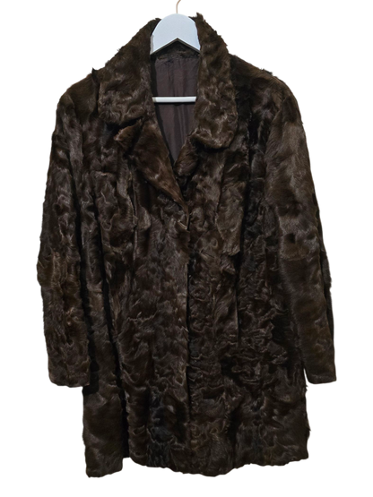 80s  Pelzmantel – Klassischer Fit | M