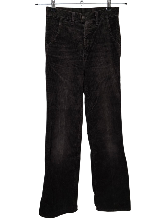 80er Vintage Bronco Cordhose Bootcut | EU 34 | W25 L33 | XS