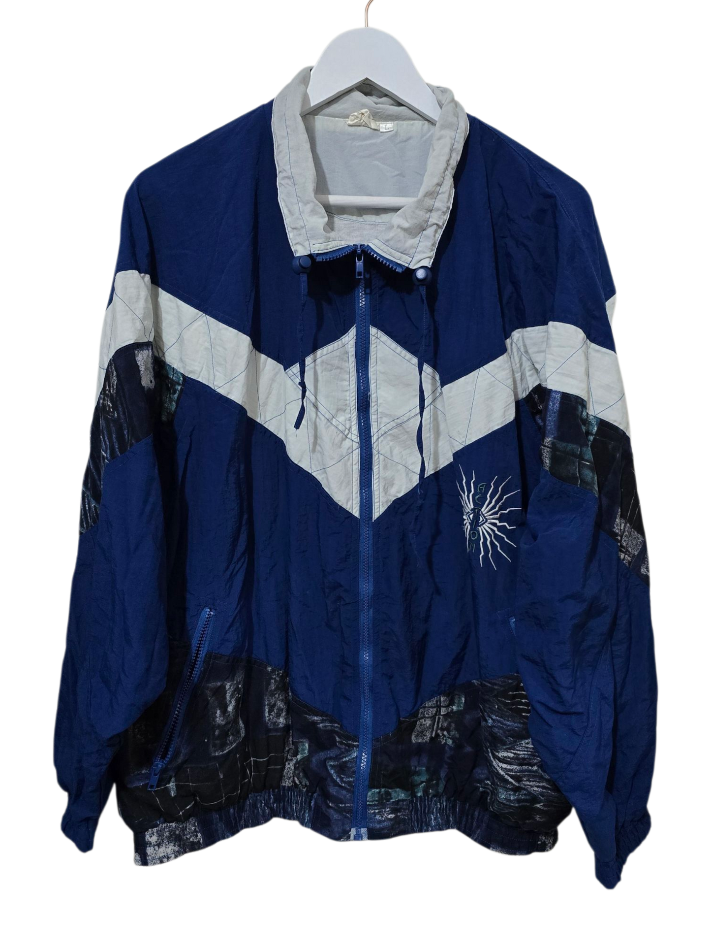 80s/90s Vintage Etirel Windbreaker – Boxy Fit | L