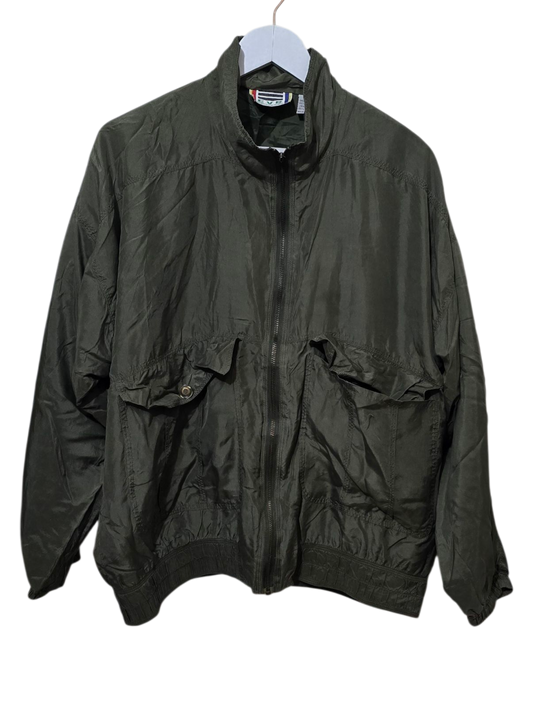 90er EVR Nylonjacke – Utility Style | L Oversized
