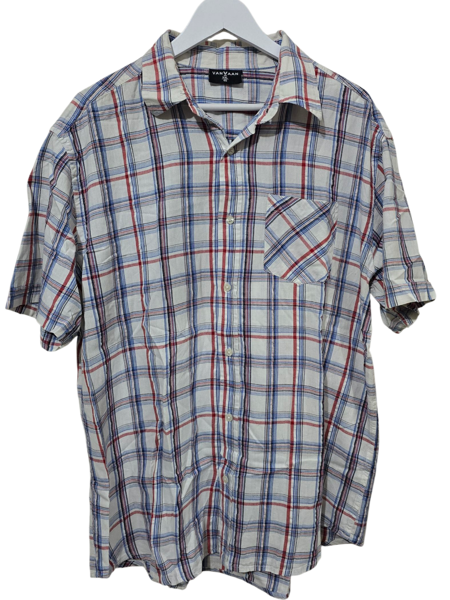 Van Vaan Kurzarmhemd – Kariert | XXL