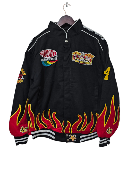 JH Design DuPont Racing Jacket – Jeff Gordon #24 “4-Time Champion” (Black Edition) | L