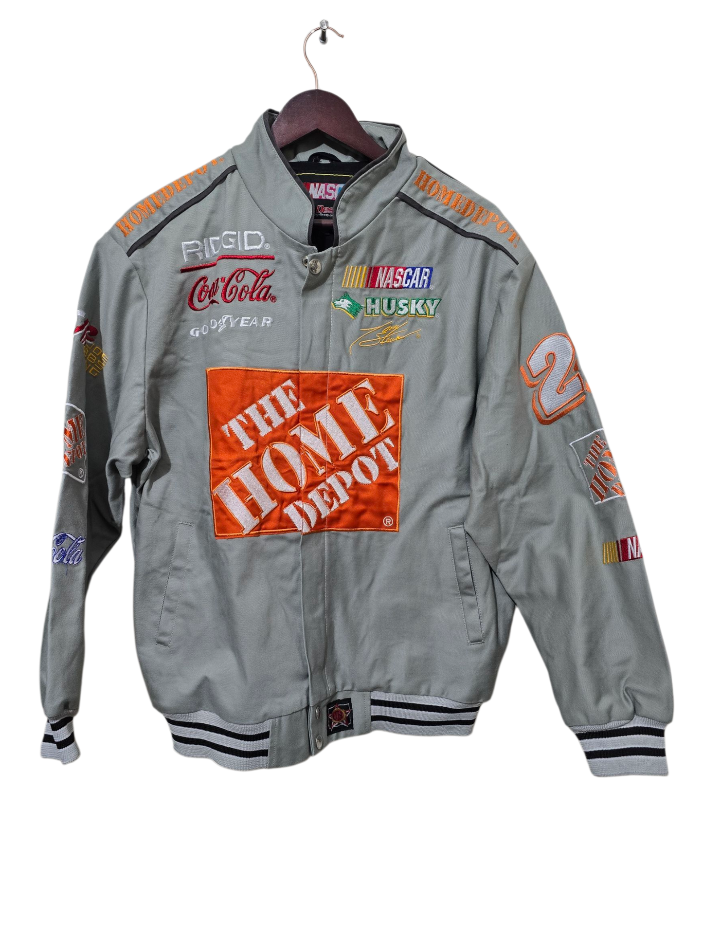 JH Design Home Depot Racing Jacket – NASCAR Reworked | L
