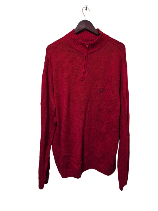 Chaps Half-Zip Strickpullover | XL