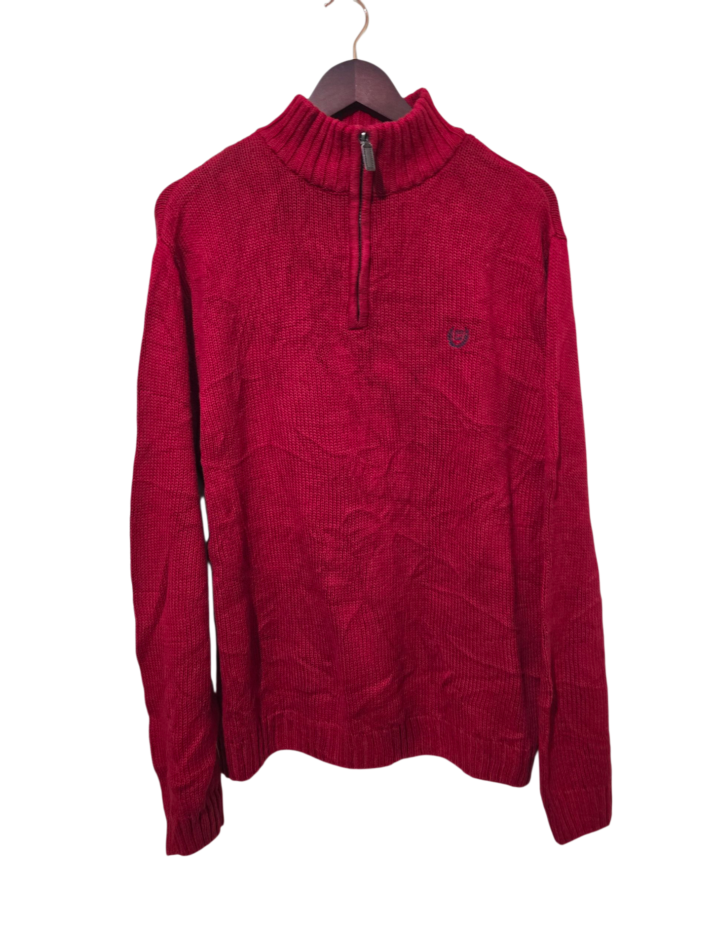 Chaps Half-Zip Strickpullover | L