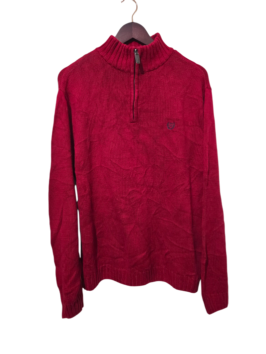 Chaps Half-Zip Strickpullover | L
