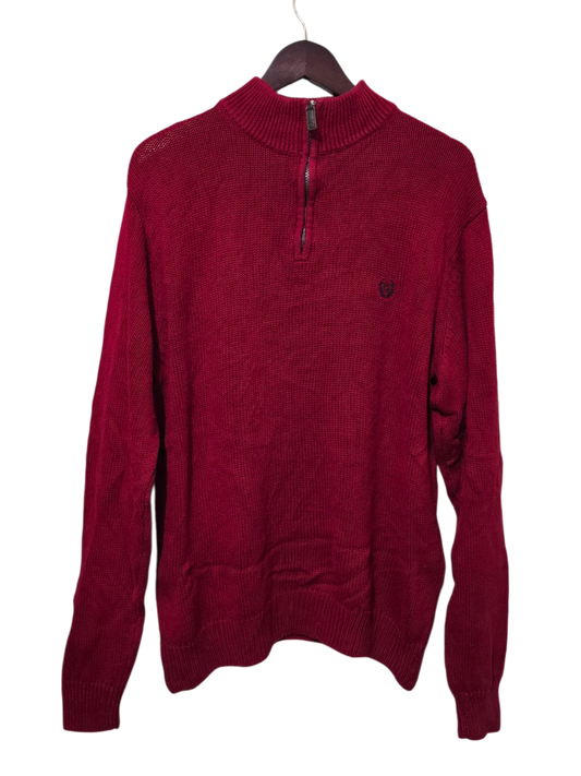 Chaps Half-Zip Strickpullover | L