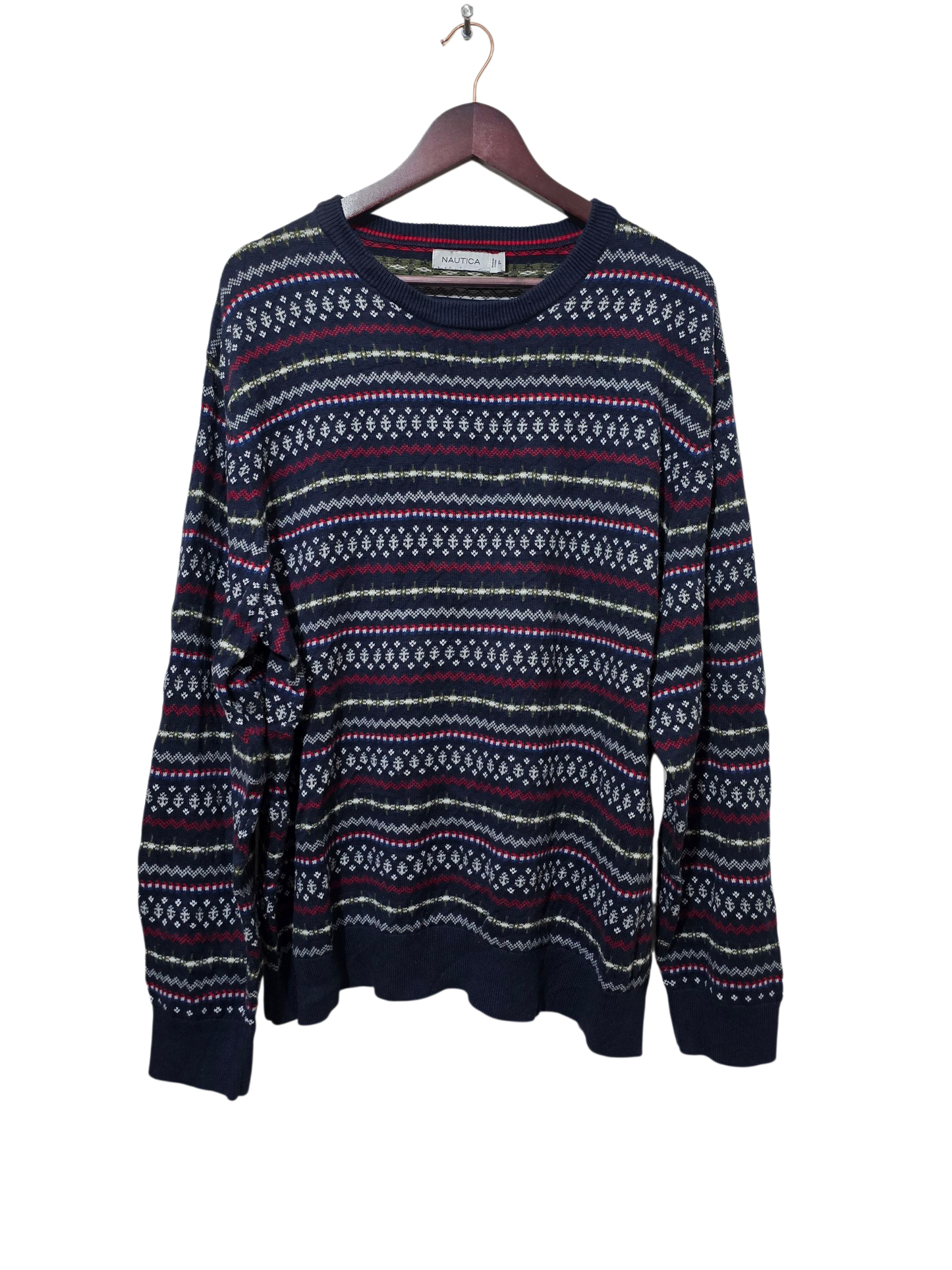 Nautica Strickpullover mit Muster | XXL