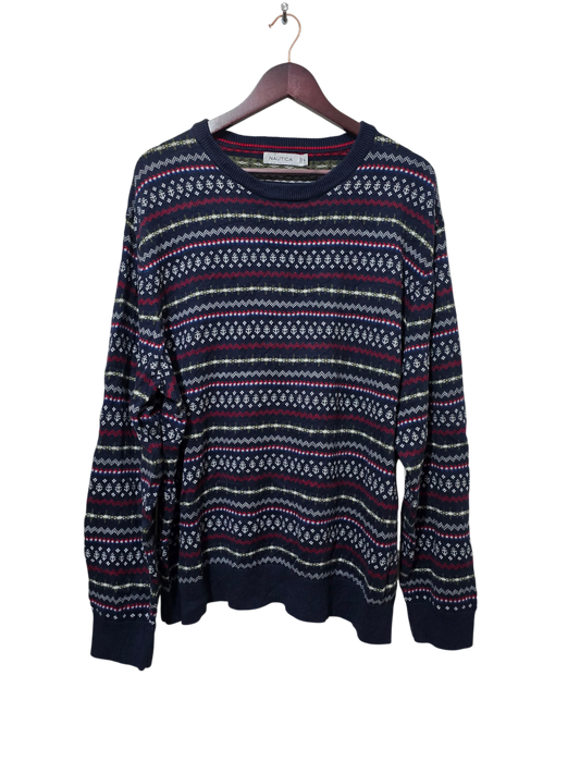 Nautica Strickpullover mit Muster | XXL
