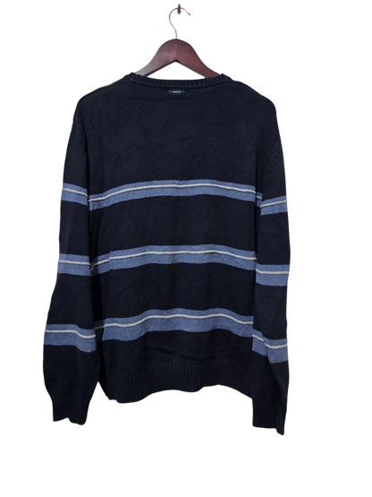 90s Vintage Nautica Strickpullover mit Streifen | L Oversized
