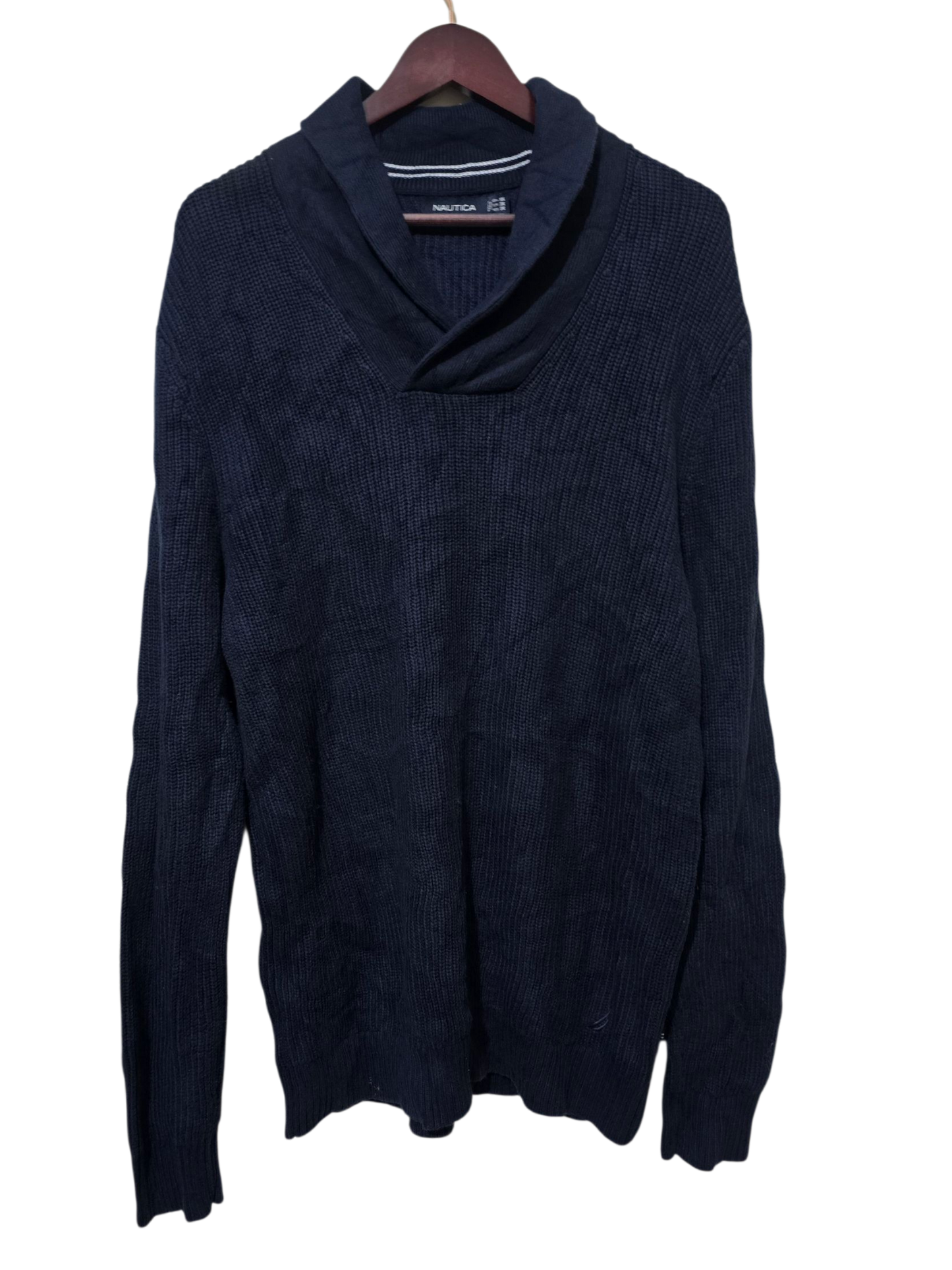 Nautica Strickpullover mit Schalkragen | XXL