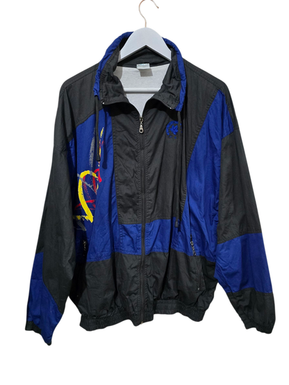 90s Vintage Ahorn Windbreaker Jacke | L Oversized