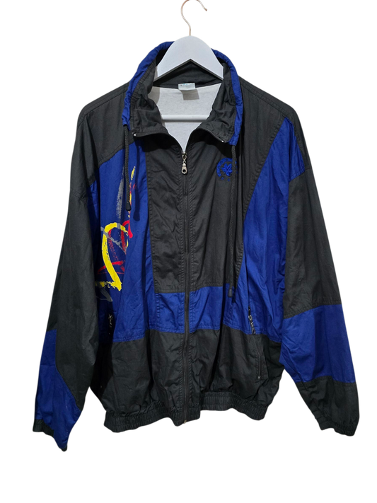 90s Vintage Ahorn Windbreaker Jacke | L Oversized