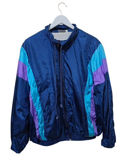 90s Vintage 3 Suisses Trackjacke | L–XL Oversized