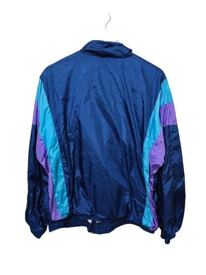 90s Vintage 3 Suisses Trackjacke | L–XL Oversized