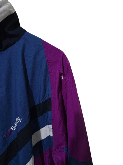 90s Vintage Butterfly Trainingsjacke | L