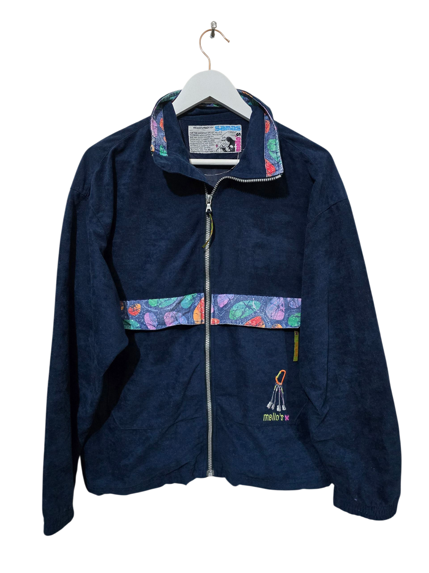 90s Vintage Mellos Fleece Jacket | L Oversized