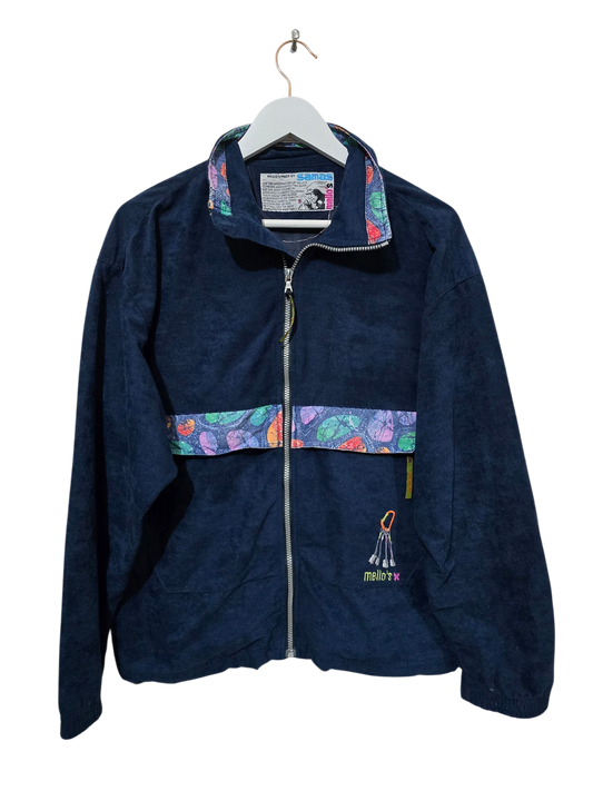90s Vintage Mellos Fleece Jacket | L Oversized